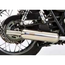 SHARK Retro Classic complete exhaust system (2-1) ,silver | 830017