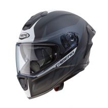 Caberg DRIFT EVO CABRON Full Face Helmet, MATT ANTHRACITE/WHITE | C2OA00G2