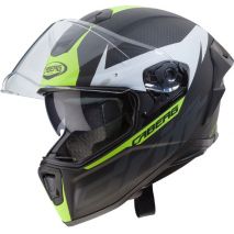 Caberg DRIFT EVO CABRON Full Face Helmet, MATT ANTHRACITE/YELLOW FLUO | C2OA00G3