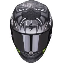 Scorpion Exo Full Face Helmet R1 Fabio Monster Replica Black Silver | 10-363-159