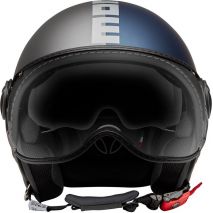 Momo Design Jet Helmet Fighter Evo Joker Blue/Gray | MD1001007001