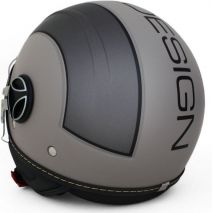 Momo Design Jet Helmet Avio Pro Matt Dove Gray/Asphalt Decor Black | MD1003008004