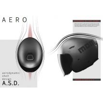 Momo Design Jet Helmet Aero Matt Black | MD1012000000