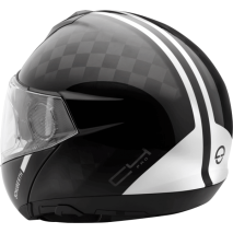 Schuberth C4 PRO CARBON ECE Fusion White Flip-Up Helmet, Size 53 (XS) | 4548253360