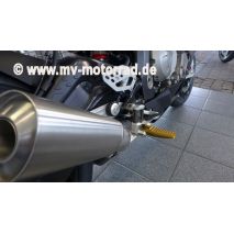 MV Motorrad Vario adjustable Flexible Rider's Footrest lower BMW K1200+ K1300R/S - 908649K1200-K1300SundR